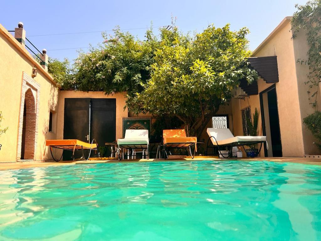 Riad Rime Garden Marrakech Lagouassem Luaran gambar